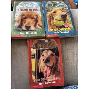 McGrowl Series Books 1-3 Paperback Lot Bob Balaban Scholastic‎ Kid Chapter Books